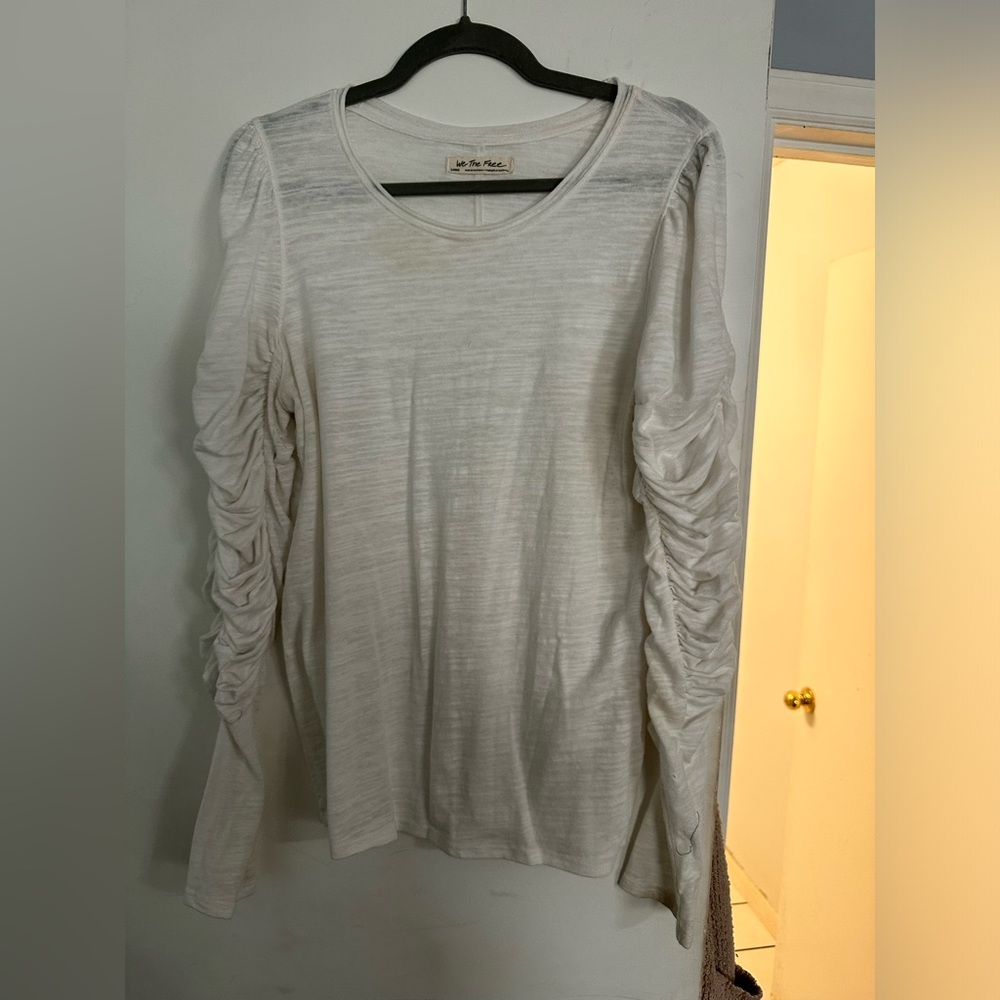 We the Free Long Sleeve Large Scrunch Sleeve